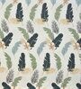 Off White Floral 130 TC Poly Cotton Queen Sized Bed Sheets with 2 Pillow Covers