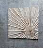 Offwhite Geometrical Pattern Wooden Wall Art