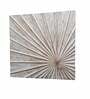 Offwhite Geometrical Pattern Wooden Wall Art