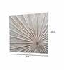 Offwhite Geometrical Pattern Wooden Wall Art