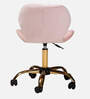 Oganza Guest Chair In Pink Velvet Finish