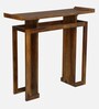 Ogulin Sheesham Wood Console Table In Provincial Teak Finish