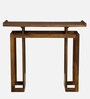 Ogulin Sheesham Wood Console Table In Provincial Teak Finish