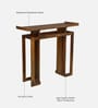 Ogulin Sheesham Wood Console Table In Provincial Teak Finish