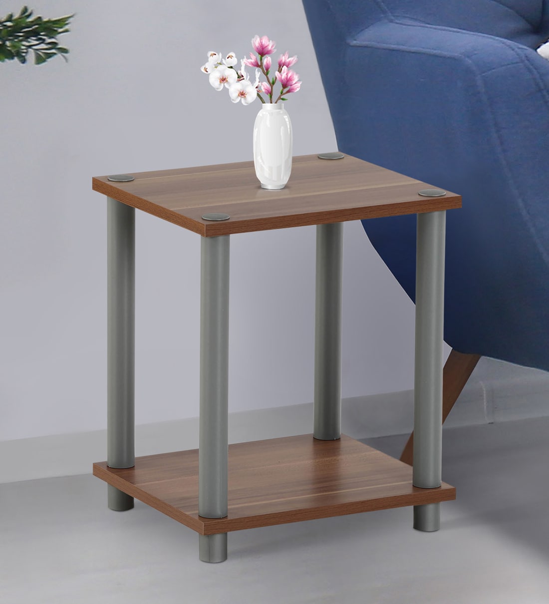 Buy Ohio End Table in Brown Colour by Nilkamal Online Modern End