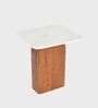 Ohana Side Table In Brown Finish