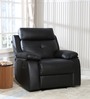 Ohio 1 Seater Recliner in Black Colour