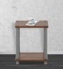 Ohio End Table in Brown Finish