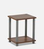 Ohio End Table in Brown Finish