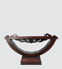 Ohsio Solid Wood Console Table in Brown Finish