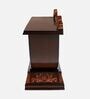 Ohsio Solid Wood Console Table In Brown Gold Finish