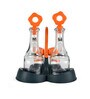 Basic 270ml  4 Pcs Vinegar & Oil Bottle with Stand