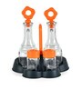 Basic 270ml  4 Pcs Vinegar & Oil Bottle with Stand