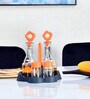 Basic 270ml  4 Pcs Vinegar & Oil Bottle with Stand