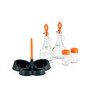 Basic 270ml  4 Pcs Vinegar & Oil Bottle with Stand
