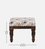 Ojal Upholstered Bench Set In Provincial Teak Finish