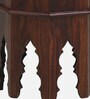 Ojaswi Sheesham Wood End Table in Scratch Resistant Honey Oak Finish