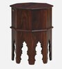 Ojaswi Sheesham Wood End Table in Scratch Resistant Honey Oak Finish