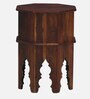 Ojaswi Sheesham Wood End Table in Scratch Resistant Honey Oak Finish