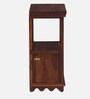 Ojaswi Sheesham Wood End Table in Scratch Resistant Honey Oak Finish With Drawers