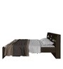 Okinawa King Size Bed in Chocolate Finish with Box Storage