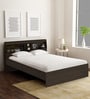 Okinawa King Size Bed in Chocolate Finish with Box Storage