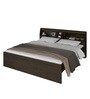 Okinawa King Size Bed in Chocolate Finish with Box Storage