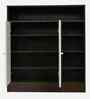 Okta Shoe Cabinet  In Dark Agacia With Ceramic White