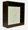Okta Shoe Cabinet  In Dark Agacia With Ceramic White