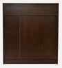 Okta Shoe Cabinet  In Dark New Sawcut With Ceramic White