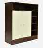 Okta Shoe Cabinet  In Dark New Sawcut With Ceramic White