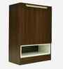 Manhattan Shoe Cabinet in Dark Agacia With Ceramic White