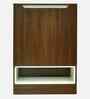 Manhattan Shoe Cabinet in Dark Agacia With Ceramic White