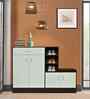 Portland Shoe Cabinet With Seating With Ceramic White