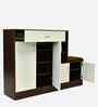 Portland Shoe Cabinet With Seating With Ceramic White