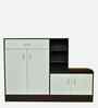 Portland Shoe Cabinet With Seating With Ceramic White