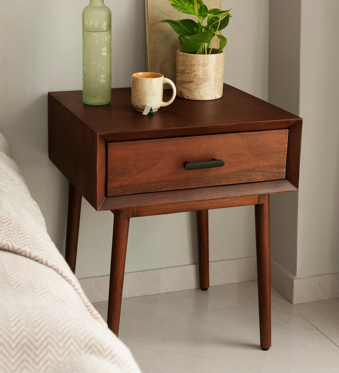 Buy Old World Solid Wood End Table In Dark Brown Colour at 100 OFF by Ellementry Pepperfry