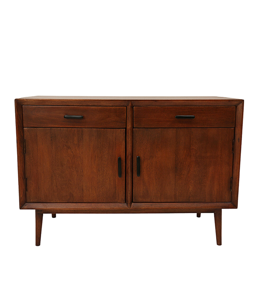 Buy Old Solid Wood Sideboard in Dark Brown Finish Online Contemporary