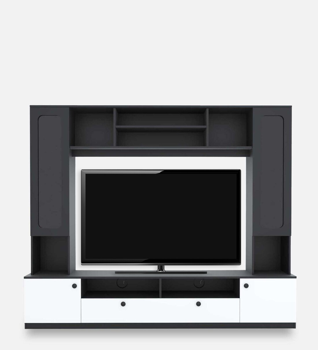 Buy Oliver TV Unit in Wenge Finish for TVs up to 55\ Online TV Units