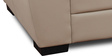 Olaf Fabric 3 Seater Sofa in Beige Colour