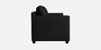 Olive Leatherette 3 Seater Sofa In Black Colour