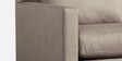 Olive Leatherette 3 Seater Sofa In Ivory Tusk Colour
