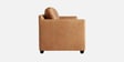 Olive Leatherette 3 Seater Sofa In Tan Colour