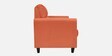 Oliver Fabric 3 Seater Sofa In Rust Colour