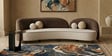 Olvion 3 Seater Sofa In Brown And Grey Colour