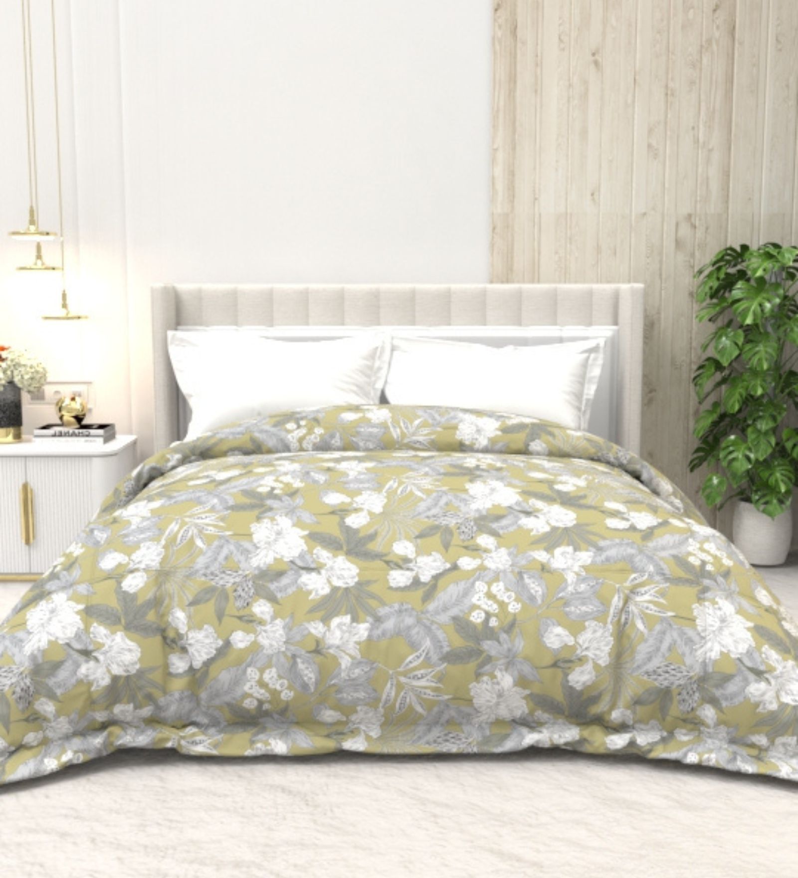 Olive Grove AC Comforter Double Bed Size 225cmx250cm