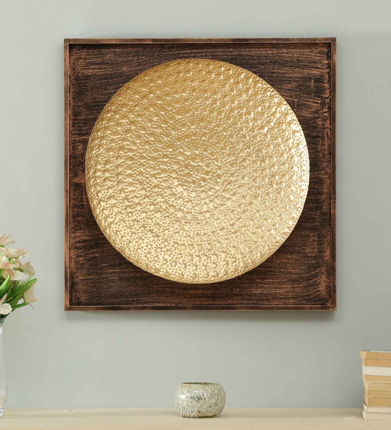 Iron Abstract Wall Art Copper Shade