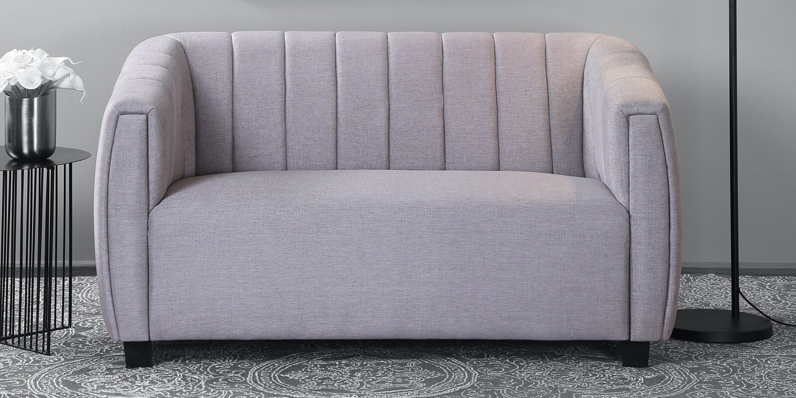 Olivia 2 Seater Sofa in Ash Grey Colour