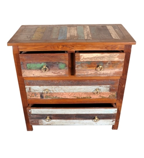 Mint Old Wood Chest Of Drawers By Bohemiana By Bohemiana Online