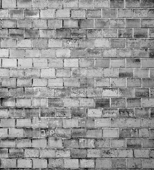 Print a Wall Paper Grey Brick Wall PVC Free Wallpaper by Print A ...